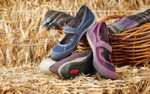 walk with Orthaheel footwear